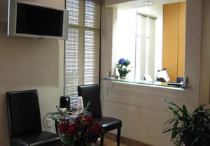 Reception room Del Sur Dentistry San Diego 92127