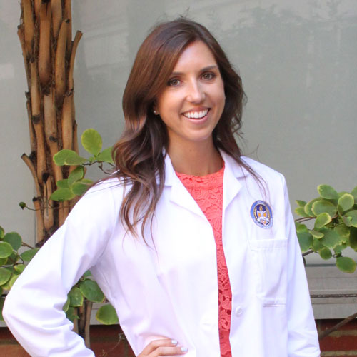 Elizabeth white coat UCLA Dental School