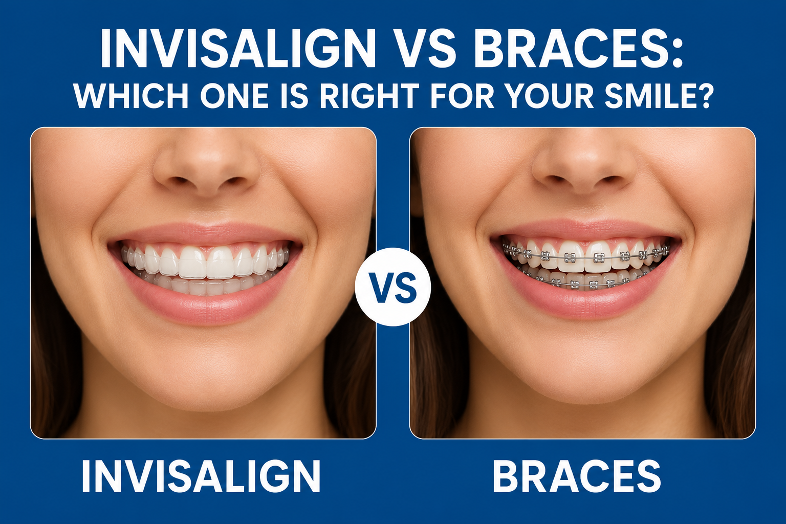 Choosing between braces or Invisalign at Del Sur Dentistry San Diego